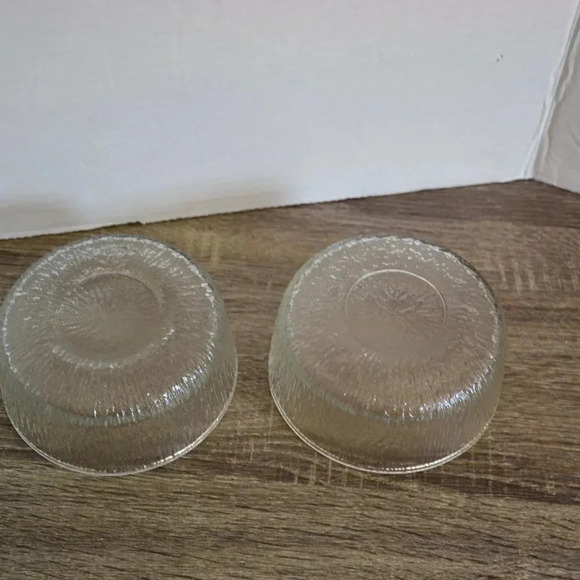 Vtg Indiana Glass Ice Textured  Bowls - Picture 4 of 6